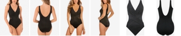 Miraclesuit Illusionist Crossover Allover Slimming One-Piece Swimsuit